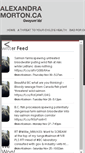 Mobile Screenshot of alexandramorton.ca